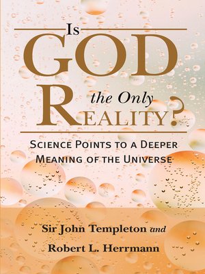 cover image of Is God the Only Reality